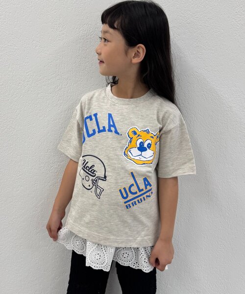 UCLA(ユーシーエルエー)の「【WEB限定】【KIDS】【UCLA】TYPY別注柄プリントTEE(Tシャツ/カットソー・キッズ・グリーン/オフホワイト/チャコールグレー・XX-LARGE/X-LARGE/LARGE/MEDIUM/SMALL)」の6枚目の写真