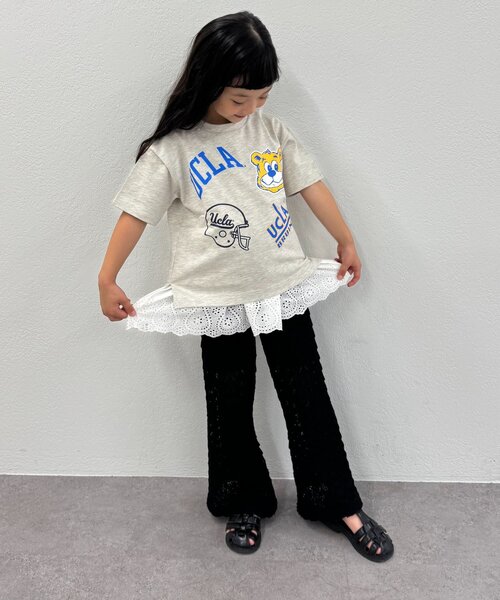 UCLA(ユーシーエルエー)の「【WEB限定】【KIDS】【UCLA】TYPY別注柄プリントTEE(Tシャツ/カットソー・キッズ・グリーン/オフホワイト/チャコールグレー・XX-LARGE/X-LARGE/LARGE/MEDIUM/SMALL)」の7枚目の写真