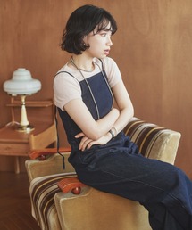 LAULEN | cotton light denim salopette /コットンライトデニムサロペットパンツ(サロペット/オーバーオール)