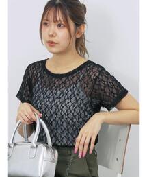 ehka sopo（エヘカソポ）の「レースカットソー（Tシャツ/カットソー）」