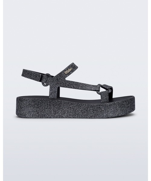 melissa(メリッサ)の「MELISSA SUN DOWNTOWN PLATFORM II AD(サンダル・レディース・ブラック/ベージュ・37/38/39/35-36)」の3枚目の写真