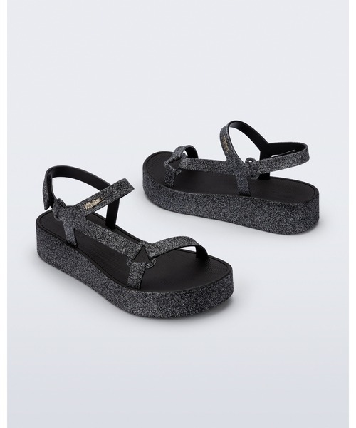 melissa(メリッサ)の「MELISSA SUN DOWNTOWN PLATFORM II AD(サンダル・レディース・ブラック/ベージュ・37/38/39/35-36)」の5枚目の写真