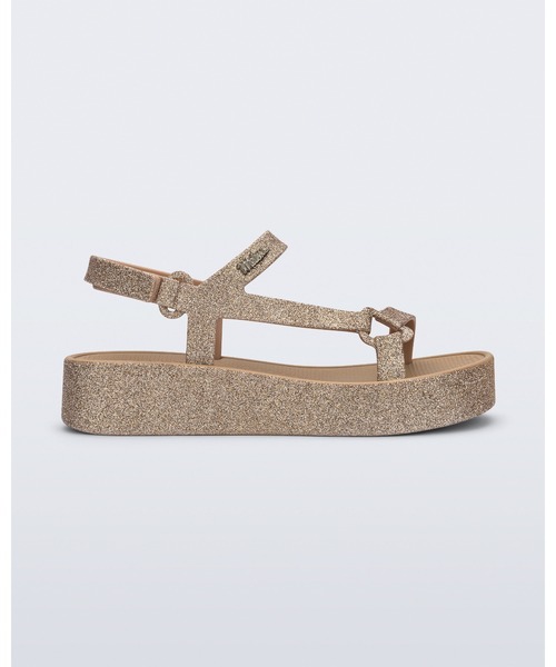 melissa(メリッサ)の「MELISSA SUN DOWNTOWN PLATFORM II AD(サンダル・レディース・ブラック/ベージュ・37/38/39/35-36)」の7枚目の写真