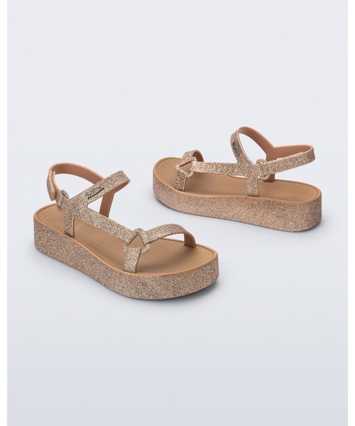 melissa(メリッサ)の「MELISSA SUN DOWNTOWN PLATFORM II AD(サンダル・レディース・ブラック/ベージュ・37/38/39/35-36)」の9枚目の写真