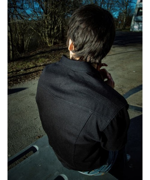 Nudie Jeans(ヌーディージーンズ)の「Nudie Jeans/ヌーディージーンズ Conny Denim Jkt / デニムジャケット / Black(デニムジャケット・メンズ・ブラック・XL/L/M/S)」の7枚目の写真