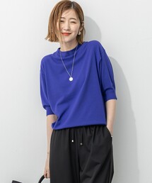 23区 S（ニジュウサンクチイサイサイズ）の「【洗える/吊り干しOK】ヴィスコースストレッチ パフスリーブ ニット（ニット/セーター）」