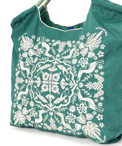 Ball&Chain（ボールアンドチェーン）の「Ball&Chain(ボールアンドチェーン) Hawaiian Bandana/Mサイズ（トートバッグ・レディース・オレンジ/ダークグリーン系・F）」の7枚目の写真
