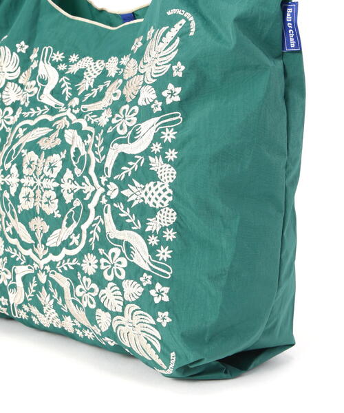 Ball&Chain（ボールアンドチェーン）の「Ball&Chain(ボールアンドチェーン) Hawaiian Bandana/Mサイズ（トートバッグ・レディース・オレンジ/ダークグリーン系・F）」の9枚目の写真