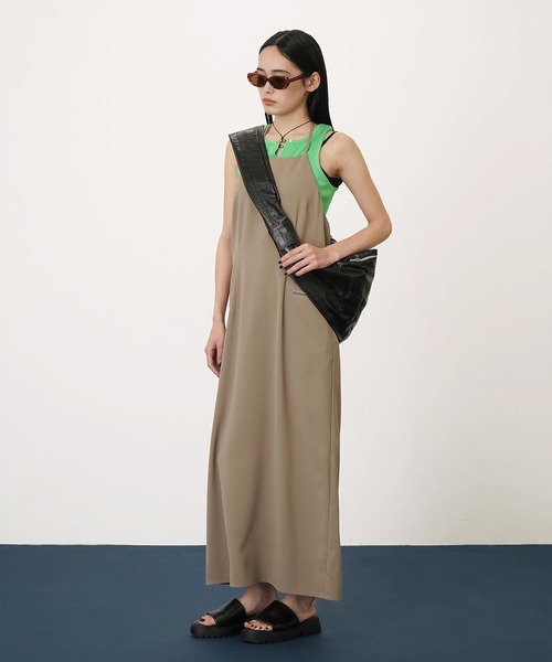 DISPATCHER NO.8(ディスパッチャーナンバーエイト)の「ホルターネックワンピース(ワンピース・レディース・ベージュ/ブラック/ライトブルー・ONE SIZE)」の5枚目の写真