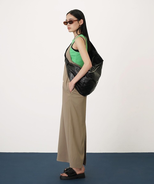 DISPATCHER NO.8(ディスパッチャーナンバーエイト)の「ホルターネックワンピース(ワンピース・レディース・ベージュ/ブラック/ライトブルー・ONE SIZE)」の6枚目の写真