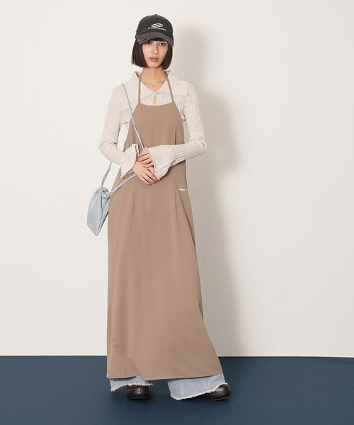 DISPATCHER NO.8(ディスパッチャーナンバーエイト)の「ホルターネックワンピース(ワンピース・レディース・ベージュ/ブラック/ライトブルー・ONE SIZE)」の13枚目の写真