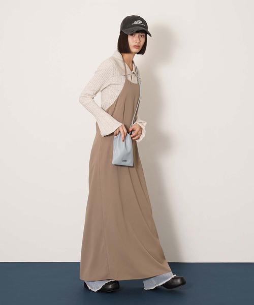 DISPATCHER NO.8(ディスパッチャーナンバーエイト)の「ホルターネックワンピース(ワンピース・レディース・ベージュ/ブラック/ライトブルー・ONE SIZE)」の14枚目の写真