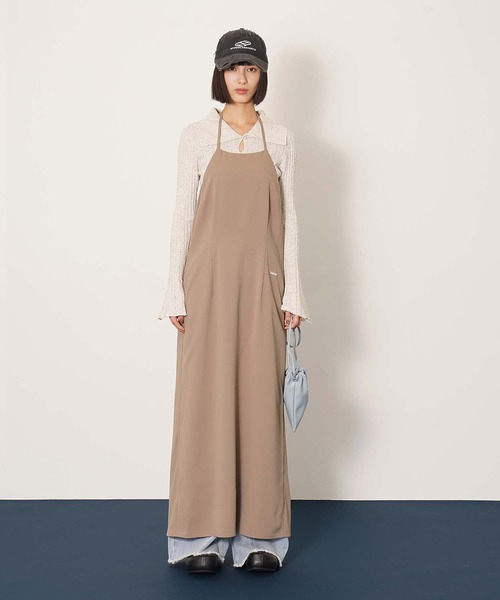 DISPATCHER NO.8(ディスパッチャーナンバーエイト)の「ホルターネックワンピース(ワンピース・レディース・ベージュ/ブラック/ライトブルー・ONE SIZE)」の16枚目の写真