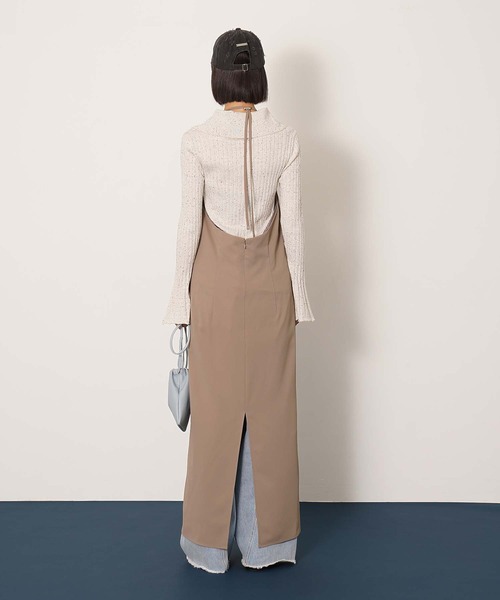 DISPATCHER NO.8(ディスパッチャーナンバーエイト)の「ホルターネックワンピース(ワンピース・レディース・ベージュ/ブラック/ライトブルー・ONE SIZE)」の19枚目の写真