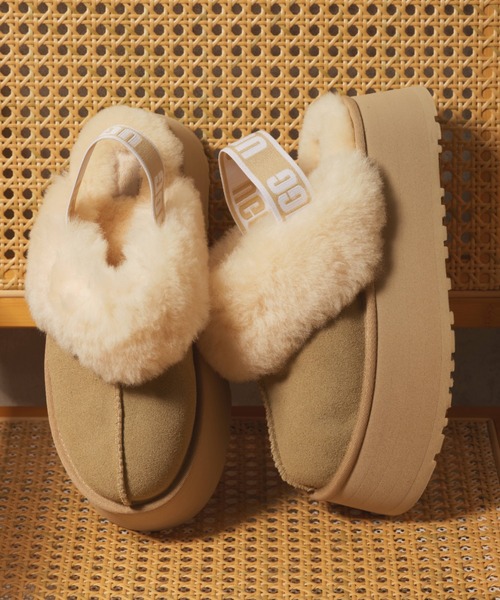 UGG(アグ)の「UGG W FUNKETTE / アグ ファンケット(サンダル・レディース・ベージュ・25.0cm/24.0cm/23.0cm/22.0cm)」の9枚目の写真