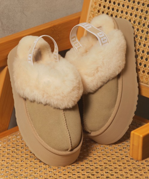 UGG(アグ)の「UGG W FUNKETTE / アグ ファンケット(サンダル・レディース・ベージュ・25.0cm/24.0cm/23.0cm/22.0cm)」の7枚目の写真