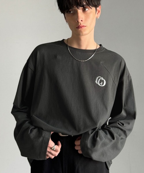 Classical Origin(クラシカルオリジン)の「「1枚でキマる。」綿100%ダーツ切り替えオーバーサイズTシャツ/Dart Stitching Oversized T-Shirt(Tシャツ/カットソー・メンズ・ホワイト/イエロー/チャコール・SMALL/MEDIUM/LARGE)」の8枚目の写真