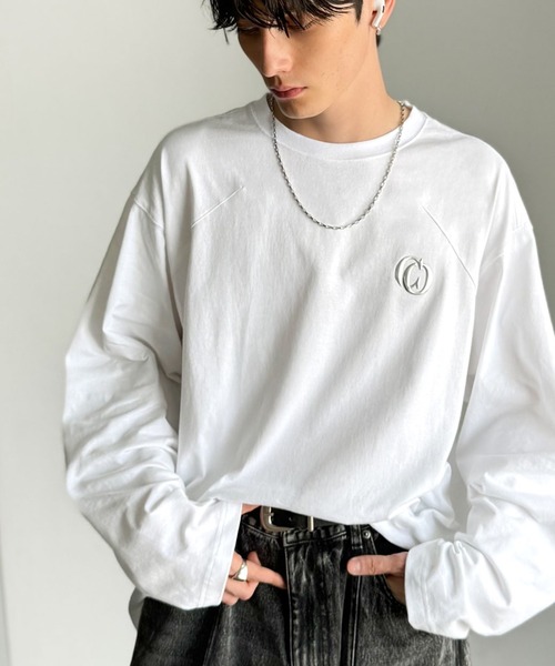 Classical Origin(クラシカルオリジン)の「「1枚でキマる。」綿100%ダーツ切り替えオーバーサイズTシャツ/Dart Stitching Oversized T-Shirt(Tシャツ/カットソー・メンズ・ホワイト/イエロー/チャコール・SMALL/MEDIUM/LARGE)」の18枚目の写真