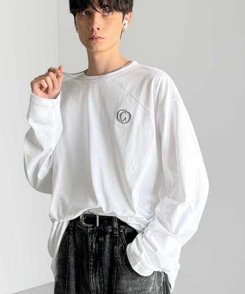 Classical Origin(クラシカルオリジン)の「「1枚でキマる。」綿100%ダーツ切り替えオーバーサイズTシャツ/Dart Stitching Oversized T-Shirt(Tシャツ/カットソー・メンズ・ホワイト/イエロー/チャコール・SMALL/MEDIUM/LARGE)」の17枚目の写真