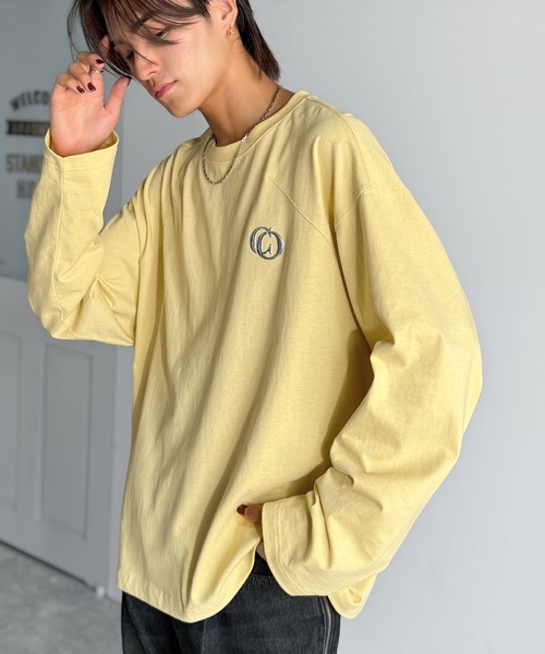 Classical Origin(クラシカルオリジン)の「「1枚でキマる。」綿100%ダーツ切り替えオーバーサイズTシャツ/Dart Stitching Oversized T-Shirt(Tシャツ/カットソー・メンズ・ホワイト/イエロー/チャコール・SMALL/MEDIUM/LARGE)」の22枚目の写真