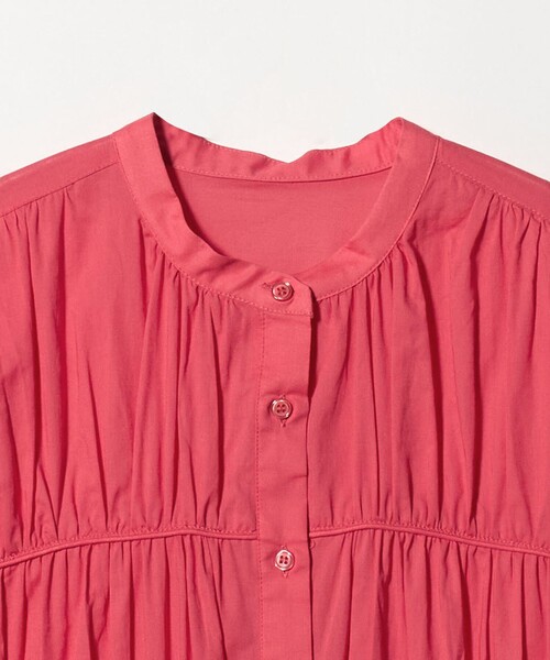 EMMEL REFINES(エメルリファインズ)の「<EMMEL REFINES>EM パイピング ティアード ロングワンピース(ワンピース・レディース・ブラック/ピンク/コバルトブルー・FREE)」の5枚目の写真