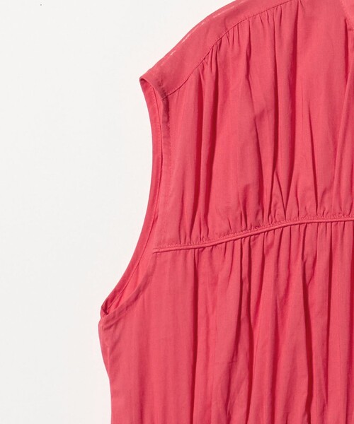 EMMEL REFINES(エメルリファインズ)の「<EMMEL REFINES>EM パイピング ティアード ロングワンピース(ワンピース・レディース・ブラック/ピンク/コバルトブルー・FREE)」の6枚目の写真