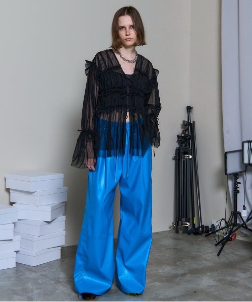 MAISON SPECIAL メゾンスペシャル／2WAYチュールフリルトップ 2way Tulle Frill Top/2WAYチュールフリルトップ【MAISON