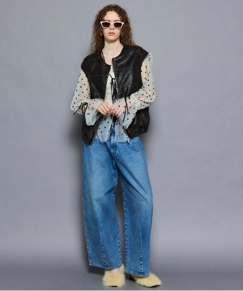 Maison Special チュールトップス MAISON SPECIAL（メゾンスペシャル）の「2way Hard Tulle Top