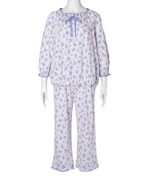 【新品未使用】KID BLUE  ワッフル素材　花柄ルームウェア パンツ KID BLUE｜キッドブルーのルームウェア/パジャマ（花柄