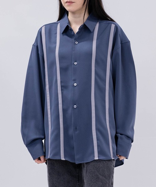 a】〔NAIVE MAGIC〕ナチュラルストレッチ フロントライン ルーズサイズ