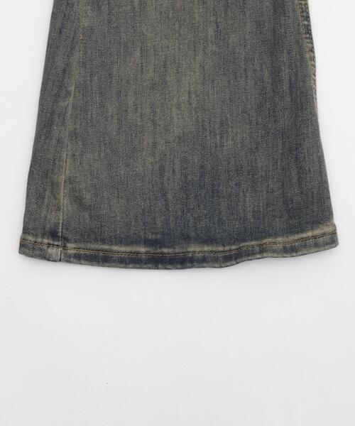 dispark(ディスパーク)の「DISPARK/バタフライ刺繍スタッズフレアデニム(デニムパンツ・レディース・インディゴブルー/ライトインディゴブルー・SMALL/MEDIUM)」の3枚目の写真