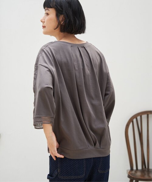 LBC（エルビーシー）の「スリーブレースカットプルオーバー（Tシャツ/カットソー・レディース・ブラウン/ブラック/ホワイト・M）」の16枚目の写真