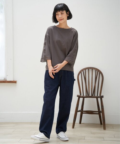 LBC（エルビーシー）の「スリーブレースカットプルオーバー（Tシャツ/カットソー・レディース・ブラウン/ブラック/ホワイト・M）」の17枚目の写真