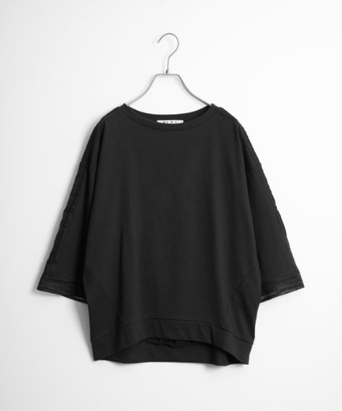 LBC（エルビーシー）の「スリーブレースカットプルオーバー（Tシャツ/カットソー・レディース・ブラウン/ブラック/ホワイト・M）」の13枚目の写真