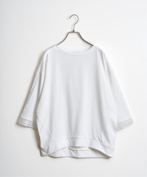 LBC（エルビーシー）の「スリーブレースカットプルオーバー（Tシャツ/カットソー・レディース・ブラウン/ブラック/ホワイト・M）」の14枚目の写真