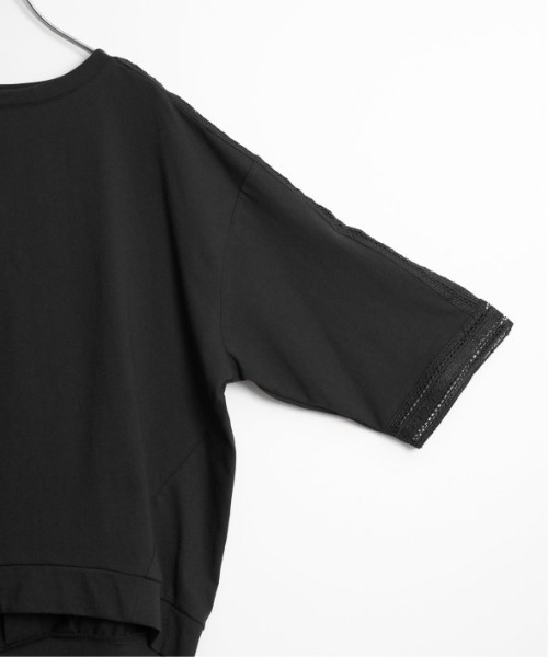 LBC（エルビーシー）の「スリーブレースカットプルオーバー（Tシャツ/カットソー・レディース・ブラウン/ブラック/ホワイト・M）」の7枚目の写真