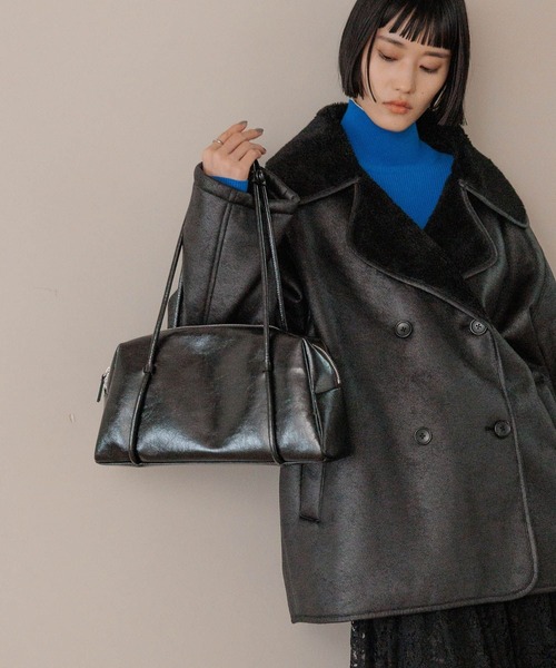 LOWRYS FARM（ローリーズファーム）の「コードハンドルボストン  588944（ボストンバッグ・レディース・レッド/ブラウン/ブラック・FREE）」の6枚目の写真