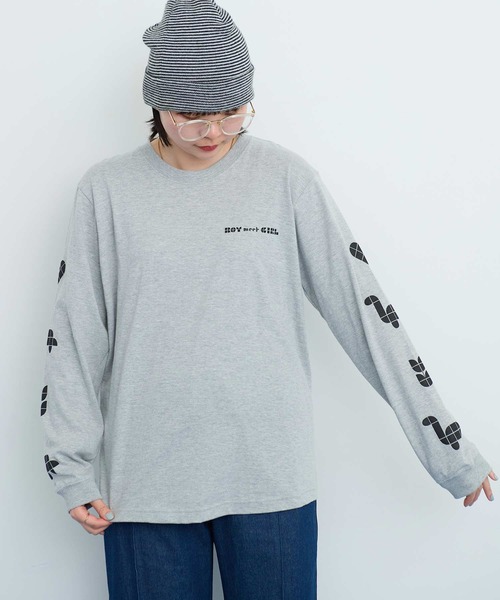 I am I in fact...（アイアムアイインファクト）の「●Favorite Motif ロンT（Tシャツ/カットソー・レディース・レッド/グレー・FREE）」の14枚目の写真