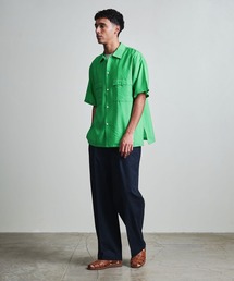 マルチサイズ（マルチサイズ）の「【マルチサイズ】 シアー 2ポケット オープンカラー ショートスリーブ シャツ（シャツ/ブラウス）」