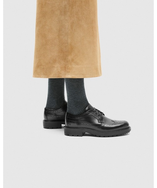 ECCO(エコー)の「軽量厚底 METROPOLE OSLO トラッドレースアップシューズ しなやか上質カウレザー 本革(ドレスシューズ・メンズ・ブラック・37/36/38/39)」の3枚目の写真