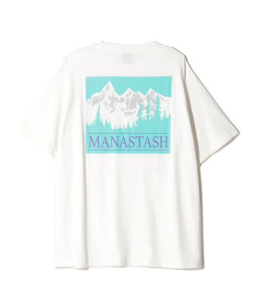 MANASTASH(マナスタッシュ)の「MANASTASH/マナスタッシュ/CiTee OLD TIME(Tシャツ/カットソー・メンズ・ホワイト/ブラック/ラベンダー・L/XL/S/M)」の7枚目の写真