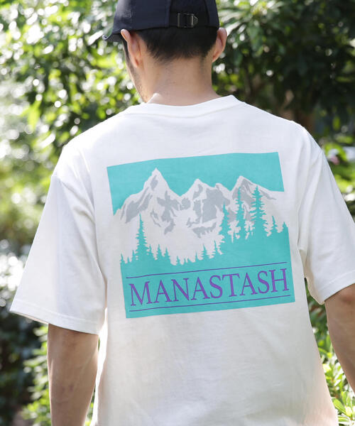 MANASTASH(マナスタッシュ)の「MANASTASH/マナスタッシュ/CiTee OLD TIME(Tシャツ/カットソー・メンズ・ホワイト/ブラック/ラベンダー・L/XL/S/M)」の9枚目の写真