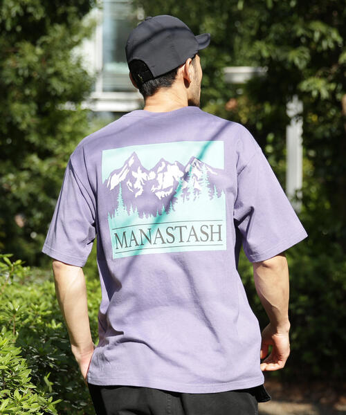 MANASTASH(マナスタッシュ)の「MANASTASH/マナスタッシュ/CiTee OLD TIME(Tシャツ/カットソー・メンズ・ホワイト/ブラック/ラベンダー・L/XL/S/M)」の12枚目の写真