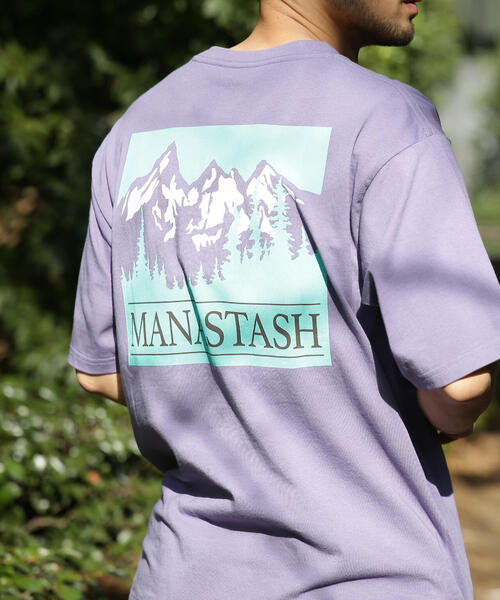 MANASTASH(マナスタッシュ)の「MANASTASH/マナスタッシュ/CiTee OLD TIME(Tシャツ/カットソー・メンズ・ホワイト/ブラック/ラベンダー・L/XL/S/M)」の13枚目の写真