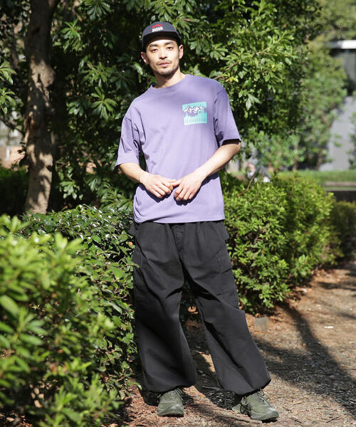 MANASTASH(マナスタッシュ)の「MANASTASH/マナスタッシュ/CiTee OLD TIME(Tシャツ/カットソー・メンズ・ホワイト/ブラック/ラベンダー・L/XL/S/M)」の14枚目の写真