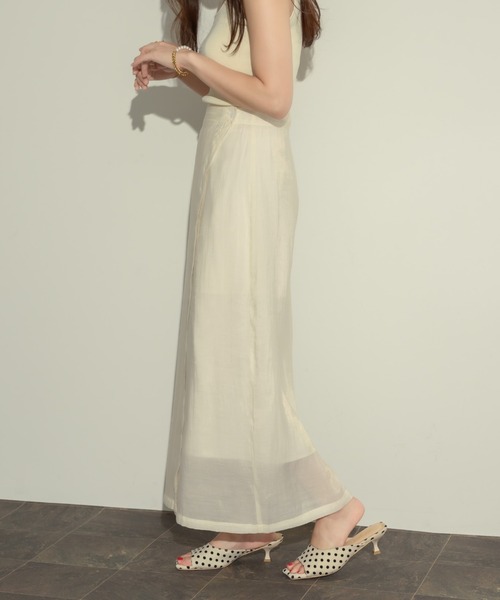 レイヤードシアーラップスカート（スカート）｜NEUNA（ヌナ）の