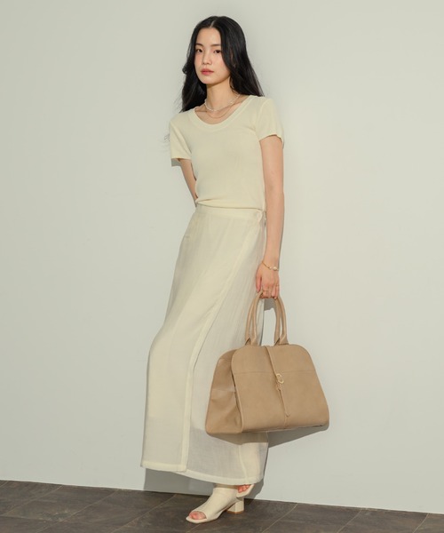 レイヤードシアーラップスカート（スカート）｜NEUNA（ヌナ）の