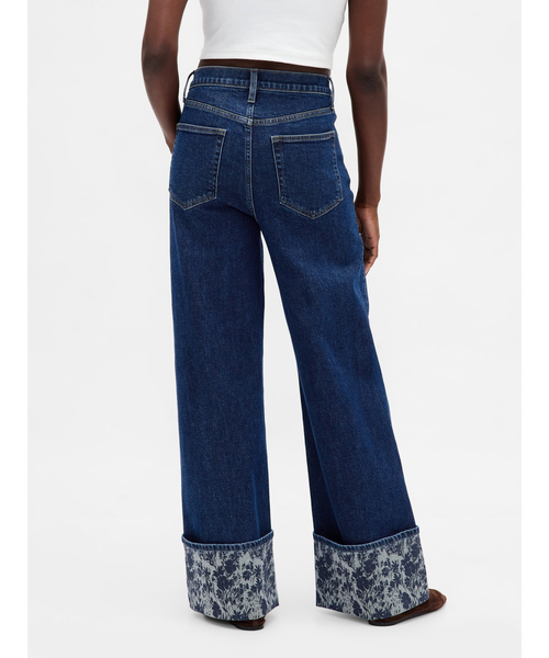 GAP(ギャップ)の「ハイライズ ストライド ワイドデニム(デニムパンツ・レディース・インディゴブルー・23/24/25/26/27/28/29/30)」の15枚目の写真