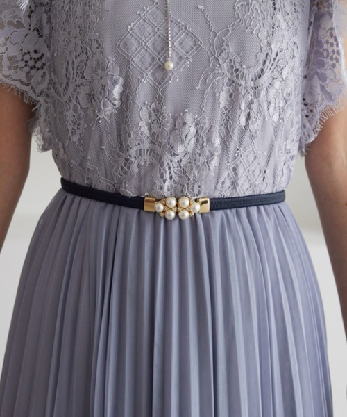 Dorry Doll（ドリードール）の「パールバックルゴムベルト（ベルト・レディース・ワインレッド/ベージュ/ブラック/ネイビー/グレー/アイボリー/ブラック系その他/グレー系その他/ベージュ系その他/ネイビー系1/ホワイト系その他・FREE）」の20枚目の写真