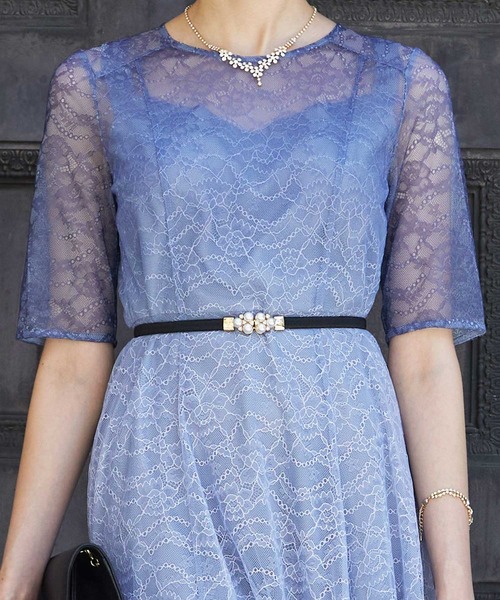 Dorry Doll（ドリードール）の「パールバックルゴムベルト（ベルト・レディース・ワインレッド/ベージュ/ブラック/ネイビー/グレー/アイボリー/ブラック系その他/グレー系その他/ベージュ系その他/ネイビー系1/ホワイト系その他・FREE）」の22枚目の写真